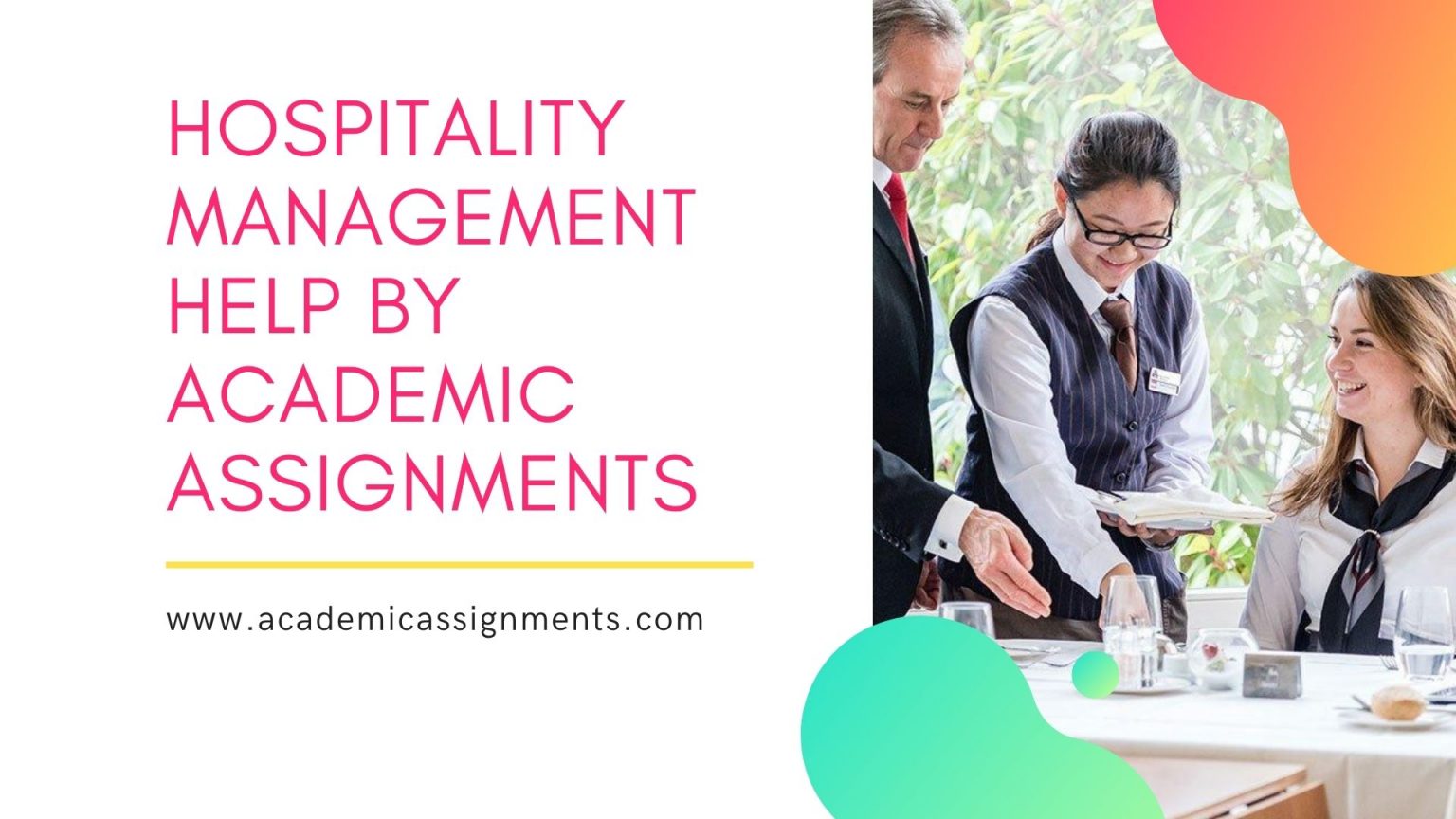 hospitality management assignment