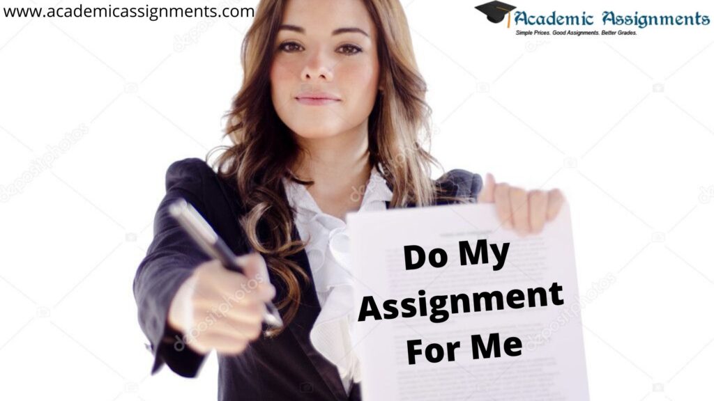 do assignment for me