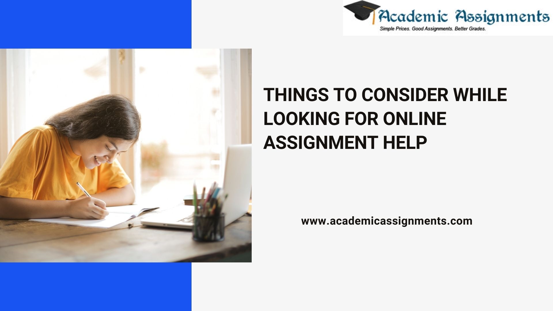 THINGS TO CONSIDER WHILE LOOKING FOR ONLINE ASSIGNMENT HELP