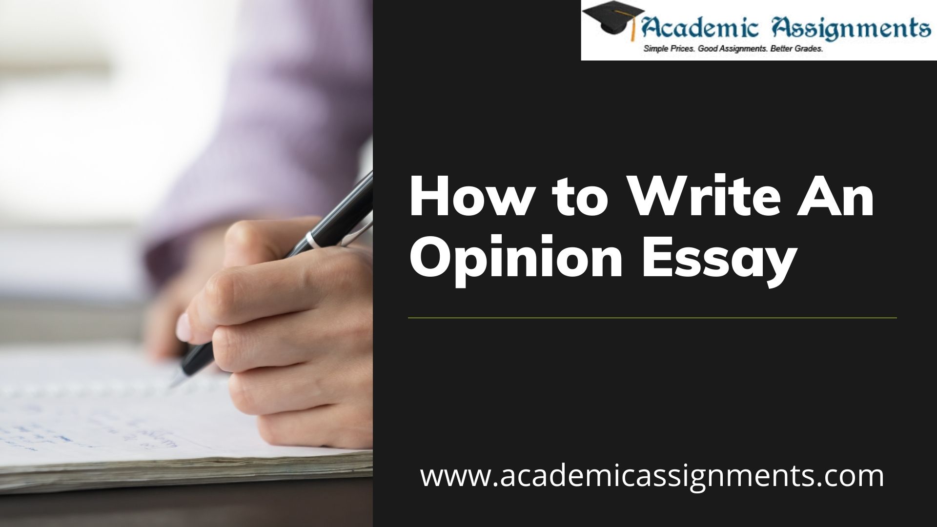 How to Write An Opinion Essay
