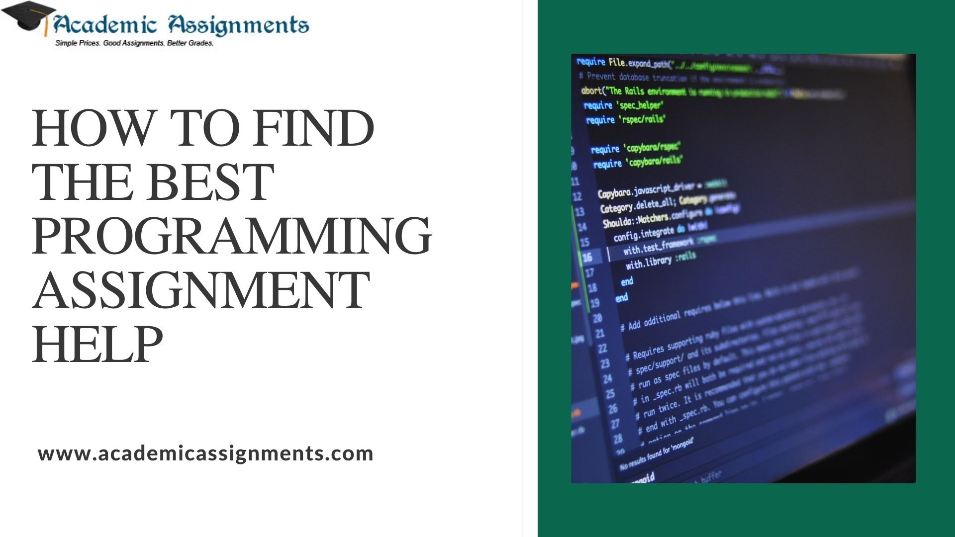 HOW TO FIND THE BEST PROGRAMMING ASSIGNMENT HELP