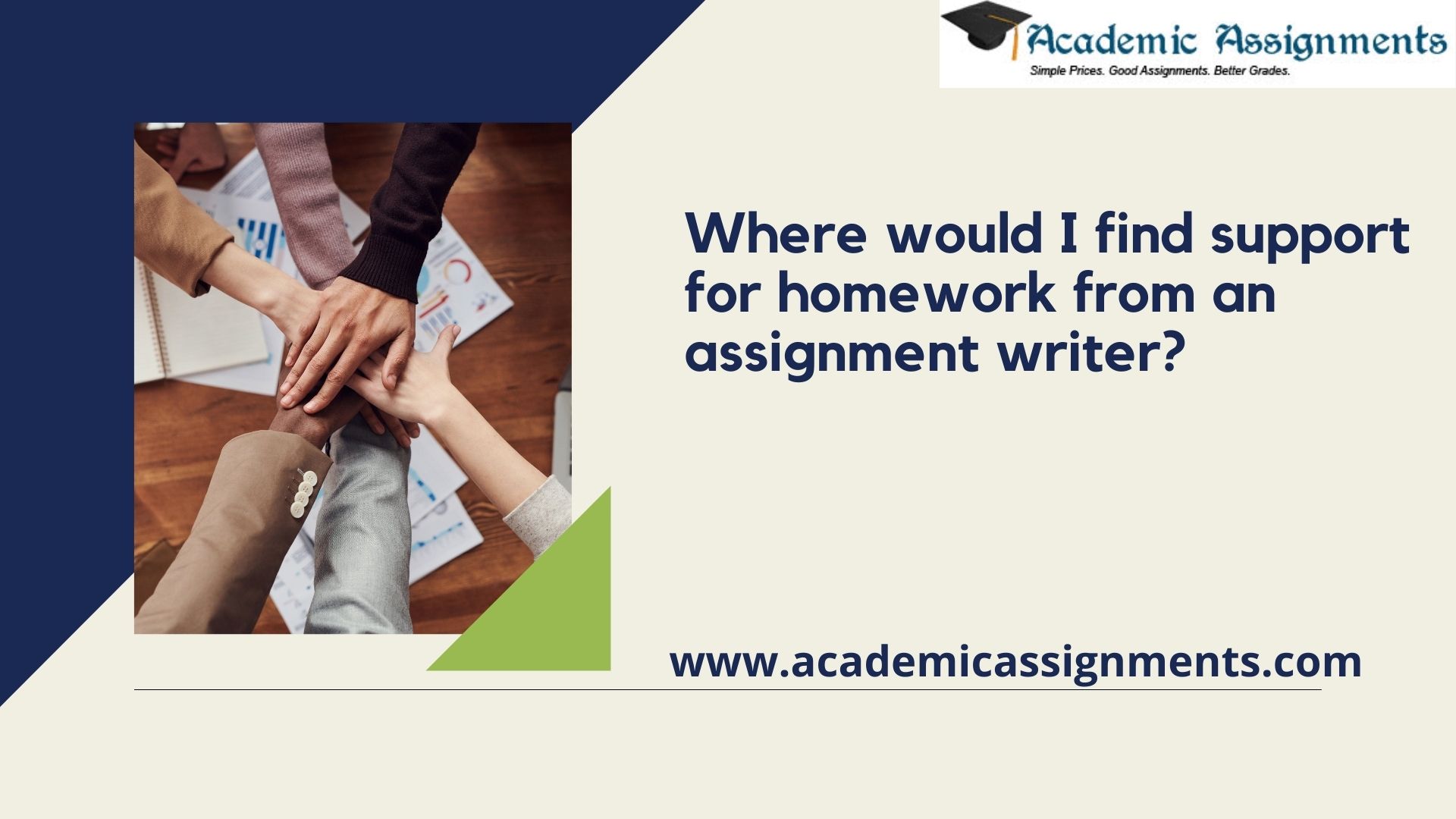 Where would I find support for homework from an assignment writer