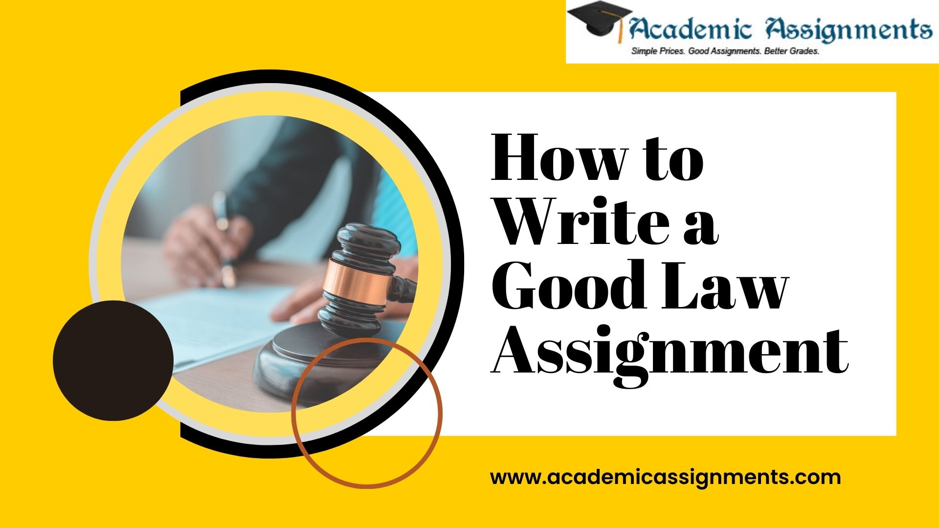 how to write an law assignment