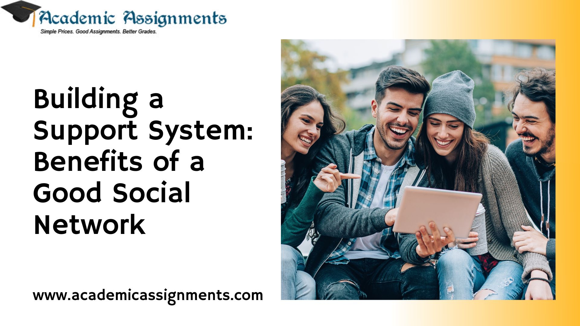 Building a Support System Benefits of a Good Social Network