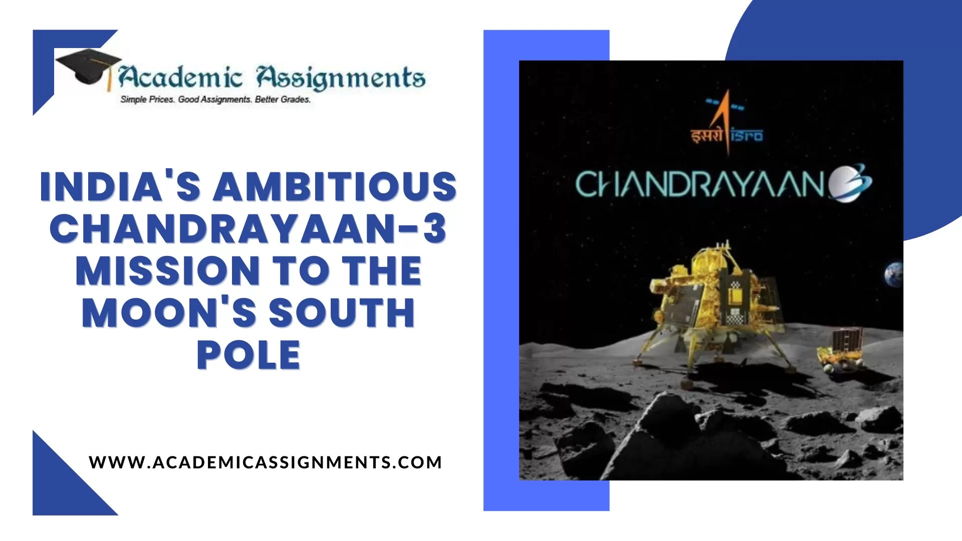 India's Ambitious Chandrayaan-3 Mission to the Moon's South Pole