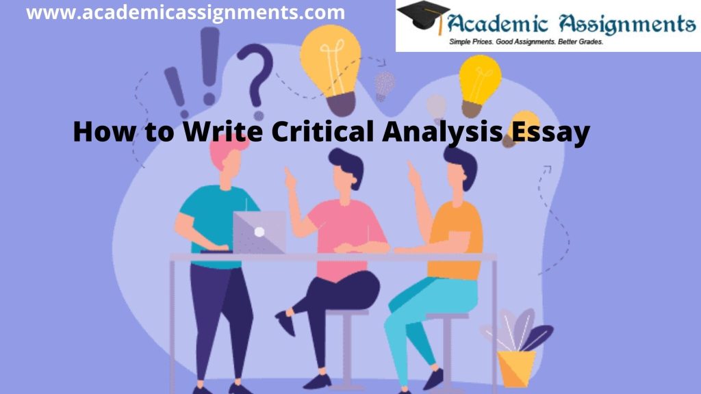 Write Critical Analysis