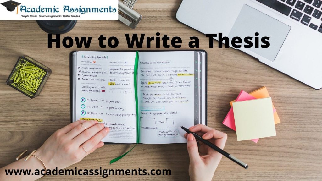 How to Write a Thesis