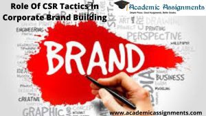 CSR tactics in Corporate Brand building