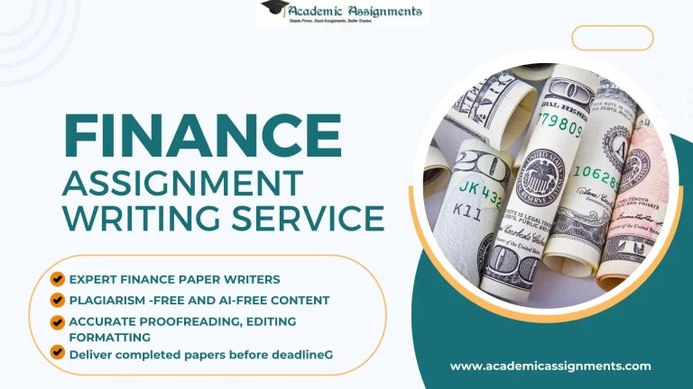 Finance Assignment Writing Service